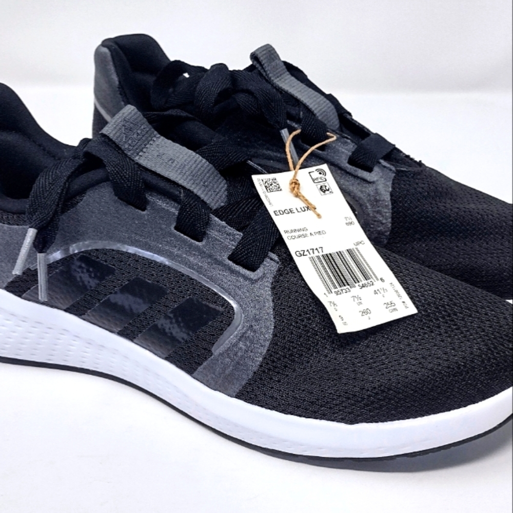 ✨️ BRAND NEW ✨️ ADIDAS WOMEN'S EDGE LUX 5 RUNNING SHOES IN BLACK, WOMEN'S SIZE 9